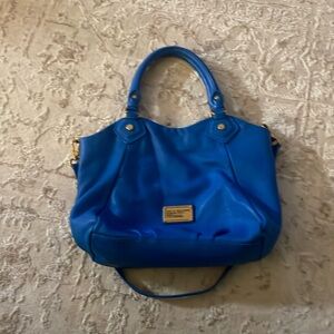 Marc by Marc Jacob’s Francesca leather tote in cobalt blue.